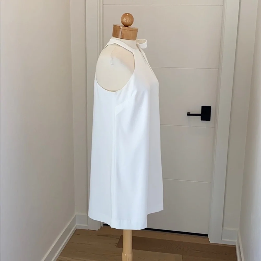 Guess Halter Bow Tie Dress off white small